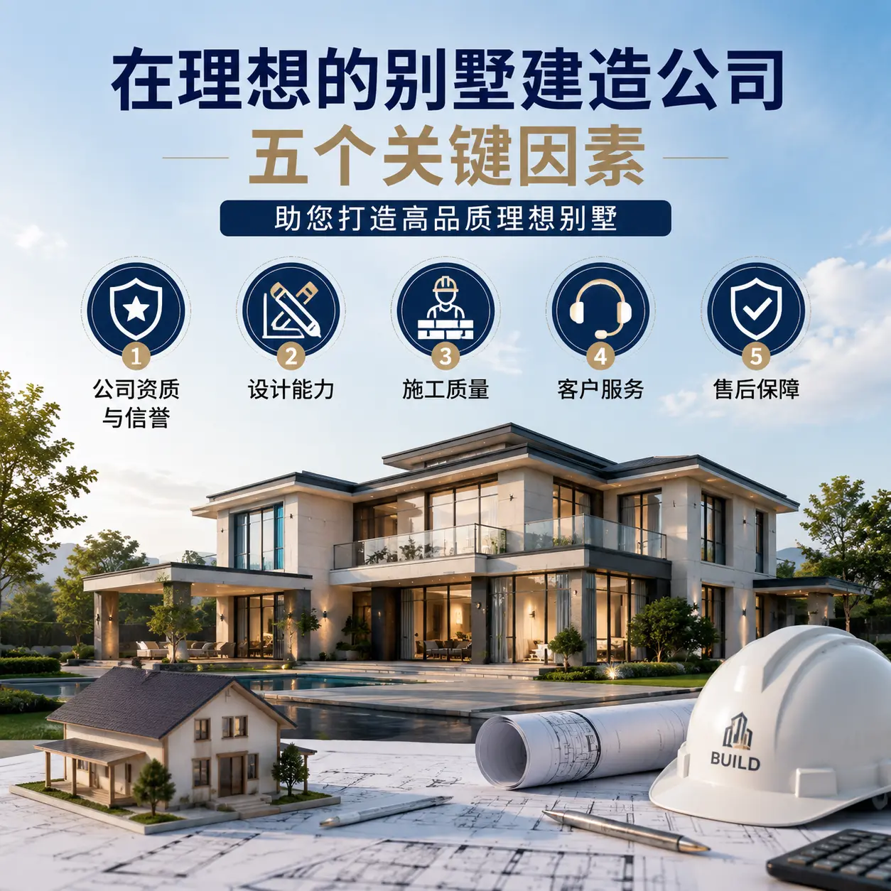 在 凤冈 找到理想别墅建造公司的五个关键因素