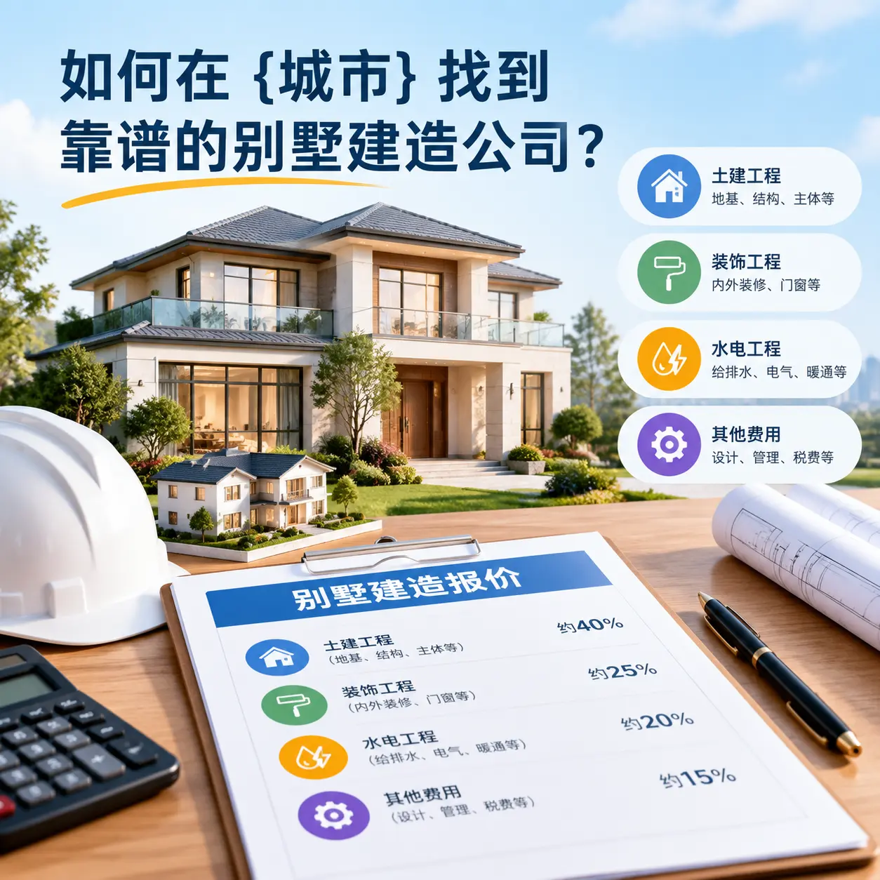 如何在 凤冈 找到靠谱的别墅建造公司?