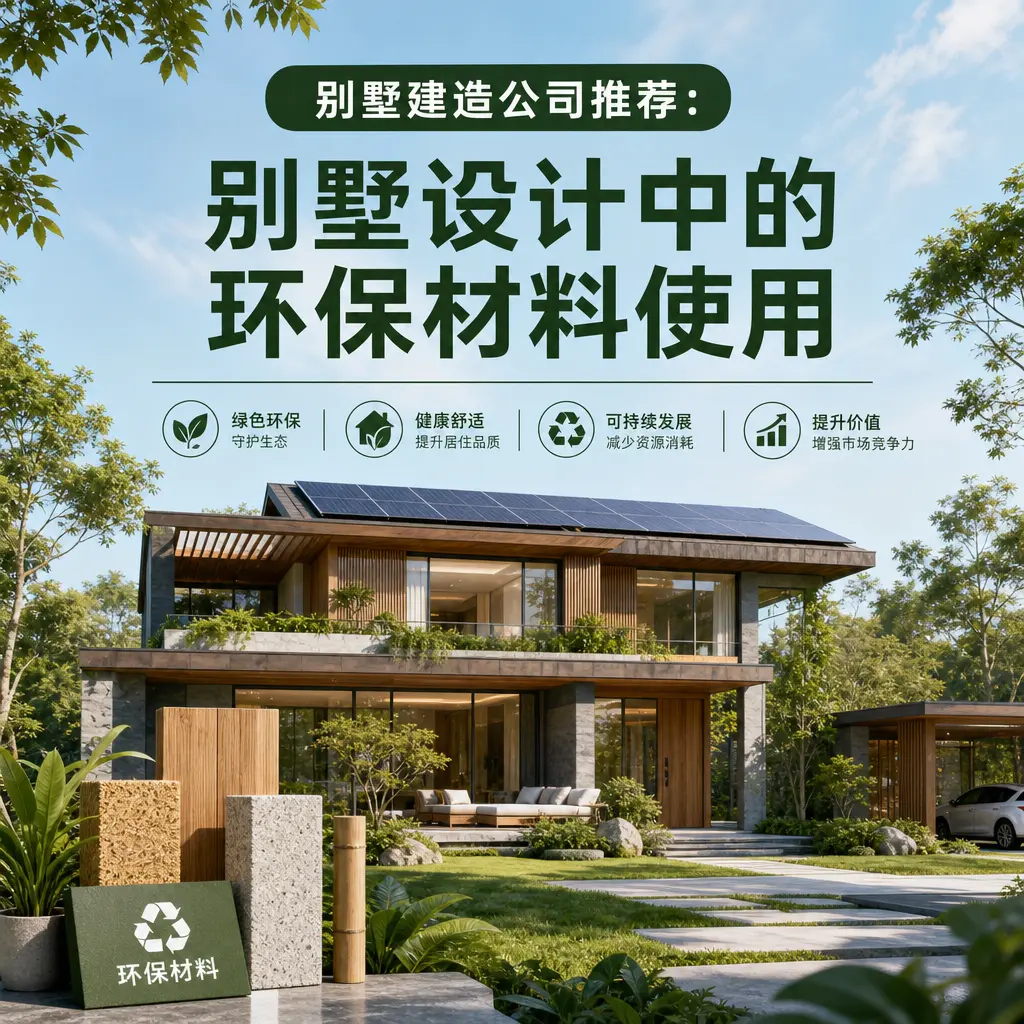 别墅建造公司推荐: 凤冈 别墅设计中的环保材料使用